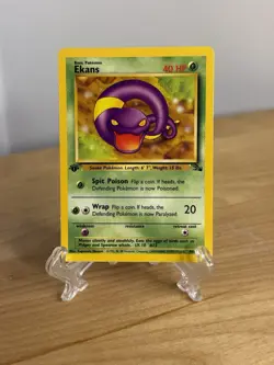 1999 Pokemon Fossil 1st Edition Ekans #46 - Image 1