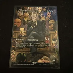 MTG Clever Impersonator 0008 Regular (Borderless) Marvel Eternal-Legal NM MAR - Image 1