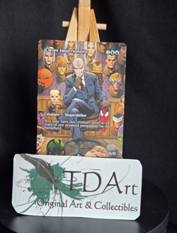 CLEVER IMPERSONATOR ~ NM ~ MTG Magic- 0008 MAR Marvel Spider-Man BORDERLESS - Image 1