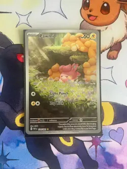 Pawmi 226/091 Illustration Rare Paldean Fates Pokemon NM Card - Image 1