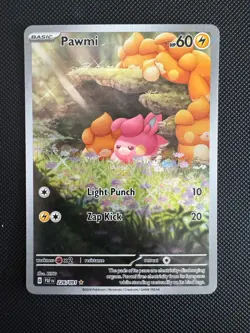 Pawmi 226/091 SV: Paldean Fates Illustration Rare Near Mint Pokemon TCG Card - Image 1