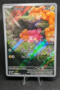 Pawmi 226/091 SV: Paldean Fates Illustration Rare Near Mint Pokemon TCG Card - Image 1