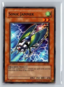 Yu-Gi-Oh Card - Sonic Jammer AST-021 - Lightly Played - Image 1