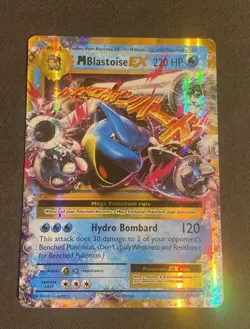 Pokemon XY Evolutions TCG M Blastoise Mega EX Holo Card 22/108 Ultra Rare - Image 1