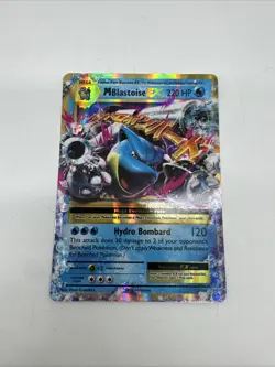 Pokemon Mega M Blastoise EX Holo Card 22/108 XY-Evolutions Ultra Rare - Image 1