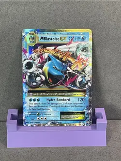 Pokemon XY Evolutions TCG M Blastoise Mega EX Holo Card 22/108 Ultra Rare mega - Image 1