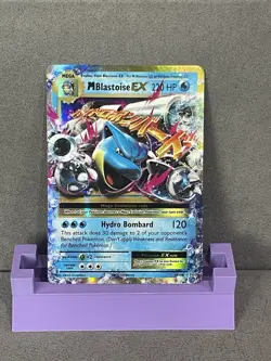 Pokemon XY Evolutions TCG M Blastoise Mega EX Holo Card 22/108 Ultra Rare mega - Image 2