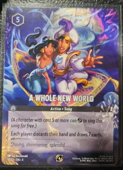Disney Lorcana A Whole New World Promo Card 10/C1 - X 20 Pc SEALED PACK - Image 1
