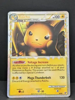 Raichu Prime 83/90 Undaunted Holo Ultra Rare Pokemon TCG Nintendo LP+ - Image 3