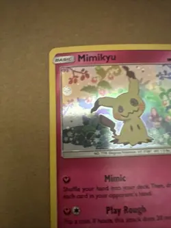 Mimikyu SM163 Holo Pokemon Sun & Moon Team Up Black Star Blister Promo Card - Image 5