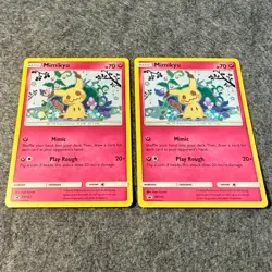 Mimikyu SM163 Holo Black Star Promo Sun & Moon Pokemon Card SM Pikachu - Image 1
