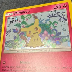 Mimikyu SM163 Holo Black Star Promo Sun & Moon Pokemon Card SM Pikachu - Image 5
