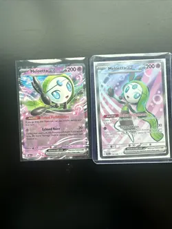 Pokemon TCG Black Bolt Full Art Ultra Rare Card Meloetta EX 159/086 Meloetta 044 - Image 1