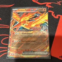 Pokemon Team Rocket Moltres V Full Art Foil Card Lot - 4 Cards - Image 5