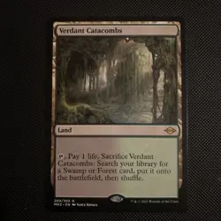 Verdant Catacombs MTG Modern Horizons 2 MH2 Unplayed New Mint Card # 260 - Image 1