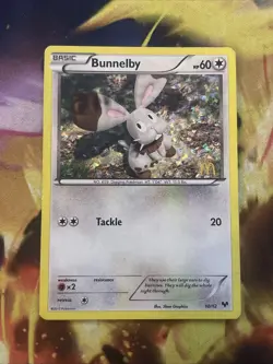 Bunnelby 10/12 McDonald’s Holo Promo - Pokemon Card - - Image 1