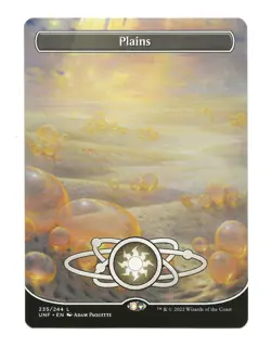 Plains (235) MTG Land Card Unfinity 1x NM Magic the Gathering - Image 1