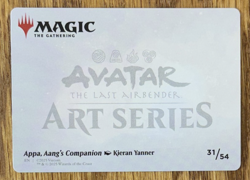 MTG: Avatar: The Last Airbender Art Card, Appa, Aang's Companion 31/54 - Image 2