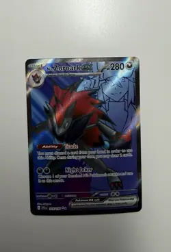 Pokemon TCG Journey Together N's Zoroark EX Ultra Rare Card 175/159 - Pack Fresh - Image 1
