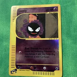 Pokemon Gastly Reverse Holo Card 109/165 Expedition Base Set NM E reader 2002 - Image 1