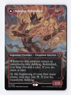 Ashling, Rekindled (Borderless) (Foil) 0290 (R) MTG Lorwyn Eclipsed (ECL) - Image 1