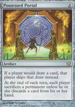 Possessed Portal Magic mtg Moderate Play, English Fifth Dawn x1 - Image 1
