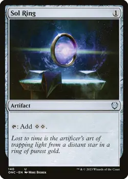 1x Sol Ring NM Eng MTG - All Will Be One Commander - Image 1