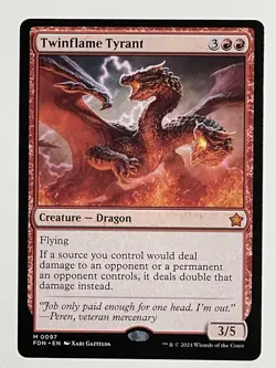 Twinflame Tyrant - Foundations 97 - MTG Magic The Gathering - Regular - Image 1