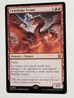 Twinflame Tyrant - Foundations 97 - MTG Magic The Gathering - Regular - Image 2