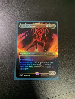 1x Fire Lord Azula - 0334, Borderless Art Foil, Magic the Gathering, MTG NM - Image 1