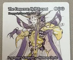 Magic the Gathering MTG - The Emperor, Hell Tyrant - 11 - Regular Final Fantasy - Image 2