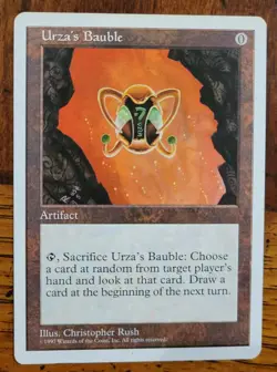 Urza's Bauble x1 MTG Fifth Edition 5th Magic Moderate Play MP English - Image 1
