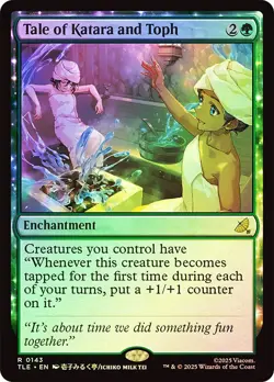 MTG FOIL Tale of Katara and Toph - Avatar: The Last Airbender Eternal #143 - Image 1