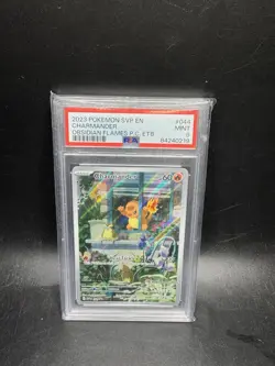 Pokemon Center Obsidian Flames Charmander Stamped Promo Psa 9 - Image 1