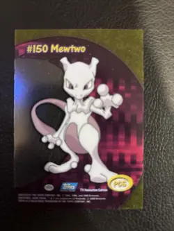 Mewtwo #150 Clear - Topps Pokemon TV Animation 2000 - Vintage Rare - Image 2