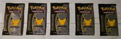 Pokemon TCG Celebrations Booster Packs - Set of 5 - Image 1