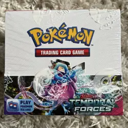 Pokemon TCG Scarlet Violet Temporal Forces Booster Box Sealed, 36 Packs - Image 1