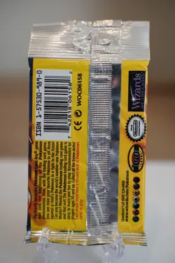 Pokemon TCG Base Set Unlimited Booster Pack Charizard Art WOTC Sealed Long Crimp - Image 2