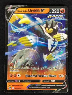 Pokemon Rapid Strike Urshifu V 087/163 Ultra Rare Holo (MP) - Image 1