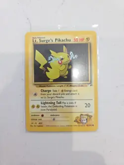 Pokemon Gym Heroes Lt. Surge's Pikachu 81/132 Regular NM - Image 1