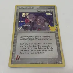 Rockets Admin Trainer 86/109 Holo Pokemon Celebrations TCG NM 2004 - Image 1