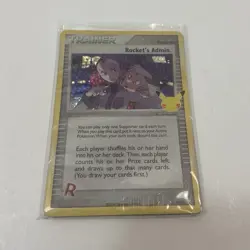 Rockets Admin Trainer 86/109 Holo Pokemon Celebrations TCG NM 2004 - Image 3