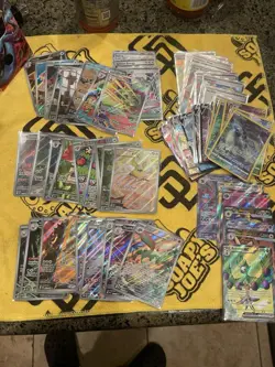 59 Lot Modern Pokemon Cards Illustration Rare Ex Full Art and More Pack Fresh - Image 1