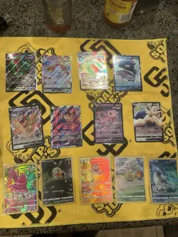 59 Lot Modern Pokemon Cards Illustration Rare Ex Full Art and More Pack Fresh - Image 5