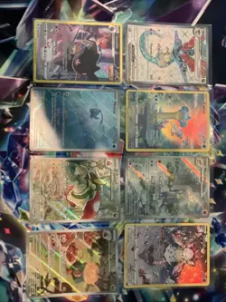 Modern English Pokemon TCG Lot Of 8 (7 IR + 1 Full Art) - Image 1