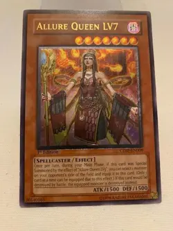 Yu-Gi-Oh! Allure Queen LV7 - CDIP-EN008 - Ultimate Rare 1st Edition NM - Image 1