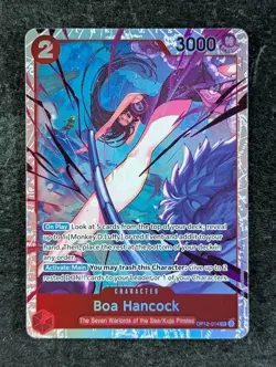 2025 One Piece BOA HANCOCK #OP12-014 Legacy Of The Master Super Rare English - Image 1