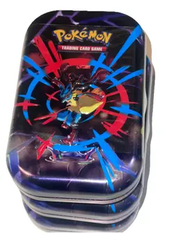 Pokemon TCG Mega Evolution Mega Heroes Mini Tin *Factory Sealed* Mega Lucario - Image 1