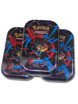 Pokemon TCG Mega Evolution Mega Heroes Mini Tin *Factory Sealed* Mega Lucario - Image 2