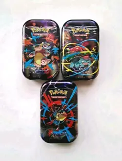 Pokemon TCG: Mega Evolution - Mega Heroes Mini Tin Lot Of 3 (Factory Sealed) - Image 1